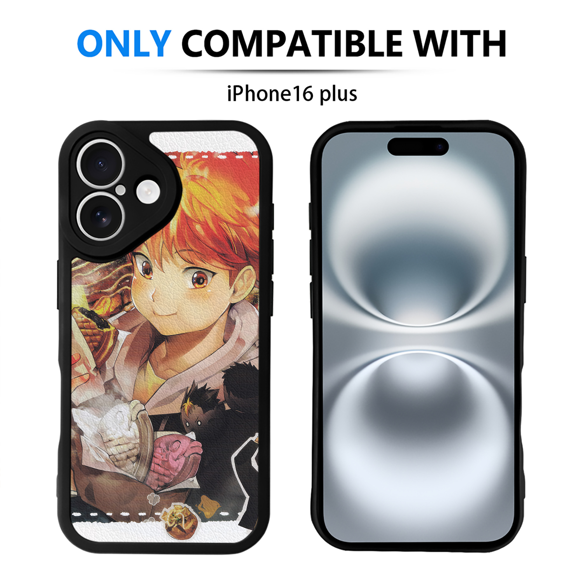 （画像用） ハイキュー!! Haikyu!! 【iPhone 16シリーズ対応】シリコンスマホケース（レザー調） 材質：シリコン